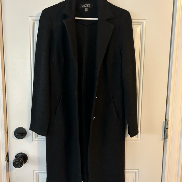 Kasper Wool Classic Trench Coat Jacket - Picture 2 of 8